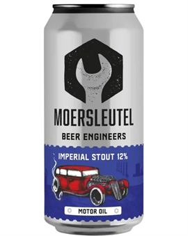 Moersleutel Motor Oil Imperial Stout Can 44 cl 12%